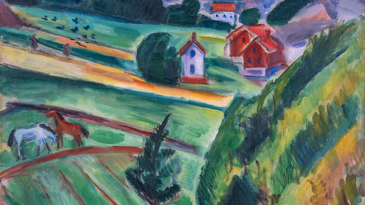 Gösta Sandels, Landskap från Bohuslän, 1917