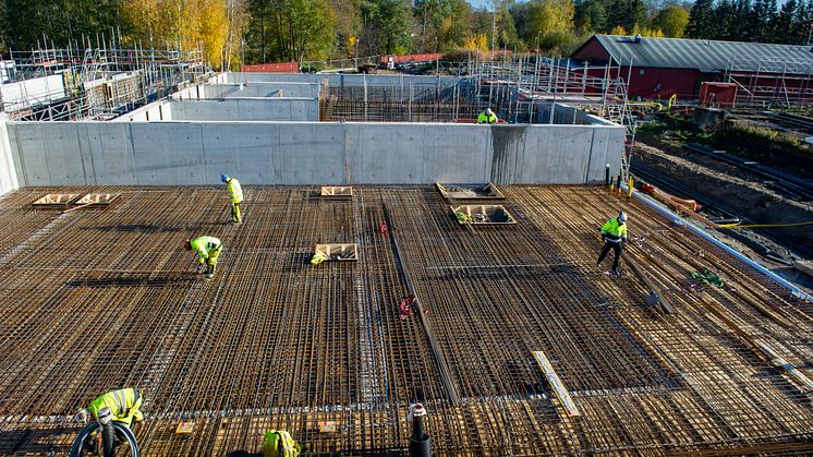 Arbetet har pågått sedan 2020 och nu närmar sig driftsättning av reningsverket.