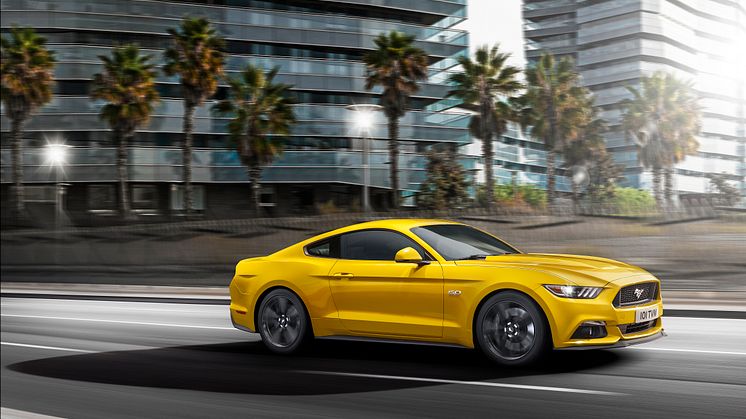 Nye Ford Mustang lanseres for første gang i Europa i 2015