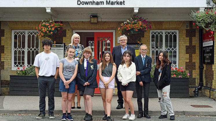 Downham Market artwork unveiled