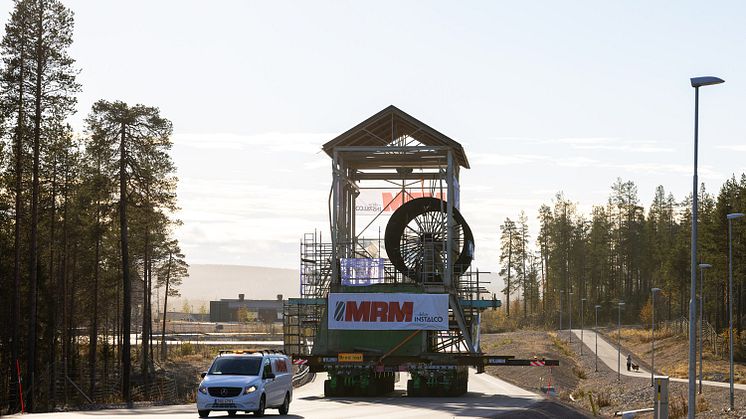 Komplicerad flytt av Kaptensspelet i Malmberget