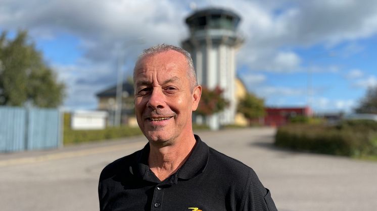 Ola Keil, teknisk chef på Norrköping Airport.