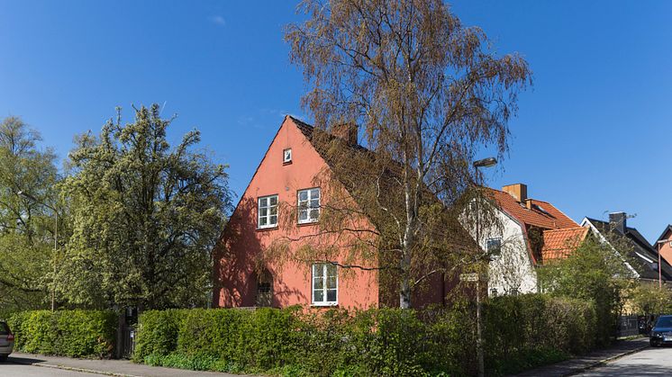Prisuppgång för villor i maj.