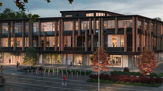 Lundbyskolan. Arkitektbild: D Office