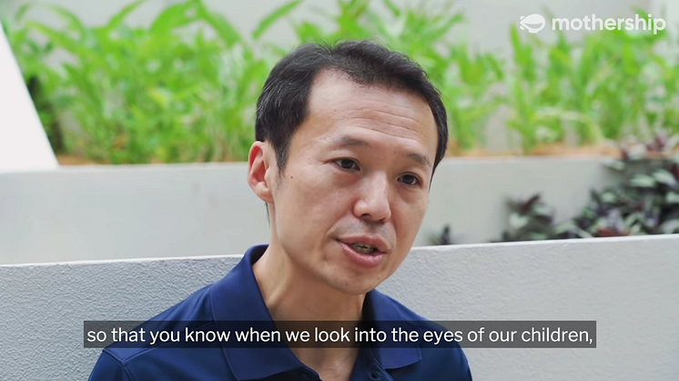 CapitaLand Group CEO Lee Chee Koon in an interview with Mothership at Funan