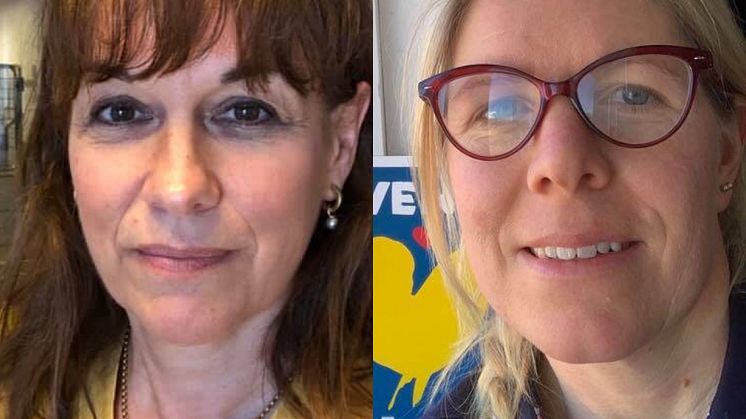 Maria Donis, VD, Svensk Fågel och Jenny Andersson, ordförande, Svensk Fågel
