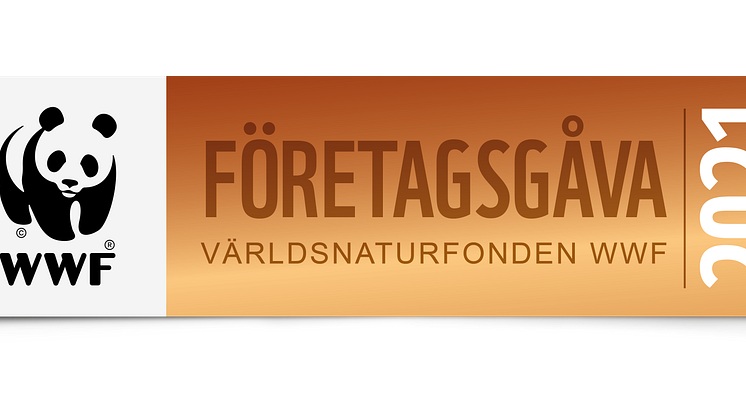 Vi skänker 18 000 kr till Världsnaturfondens arbete för att rädda världens regnskogar