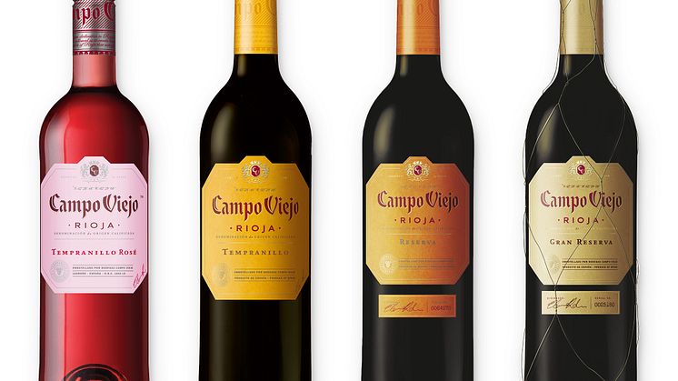 Das Campo Viejo-Produktportfolio von Pernod Ricard Deutschland 