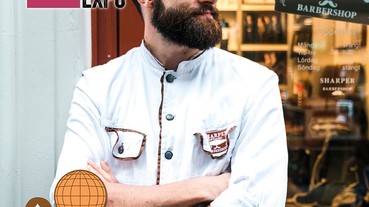 Alexander Vlajkovic Andersson tävlar för Göteborg i Swedish Barber Expo Barber Battle 2017