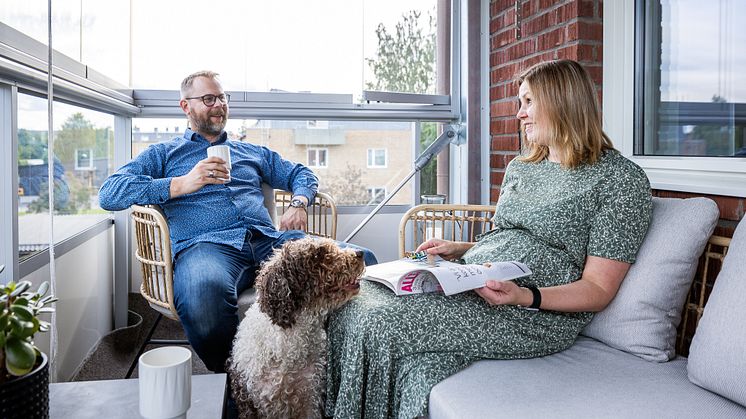 Peter och Camilla köpte sin drömlägenhet - bröt upp med huslivet efter 23 år