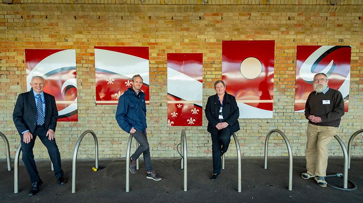 Station artwork commemorates Lynn's Campbell's soup factory