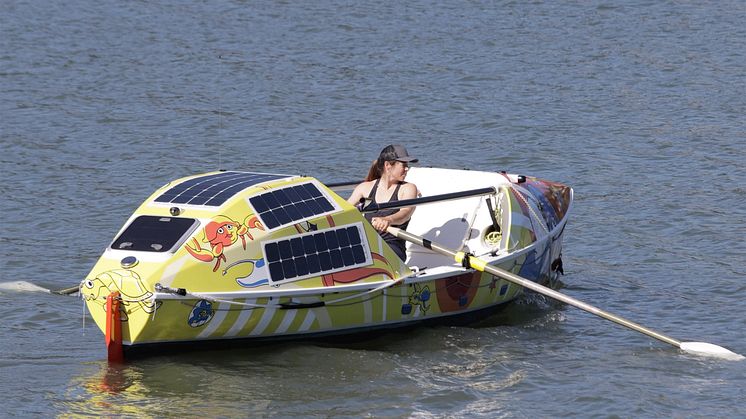 Solo ocean rower Lia Ditton