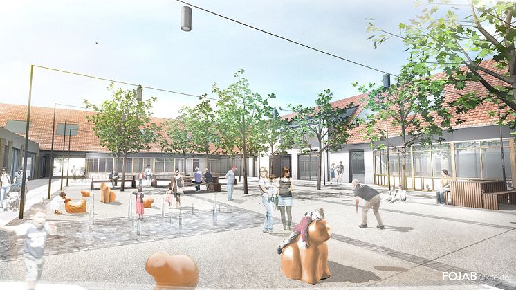 ​Forsen sköter projektledningen av Lilla Torg i Vellinge Centrum