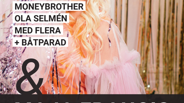 Affisch Ljusfesten 2019 med Maja Francis
