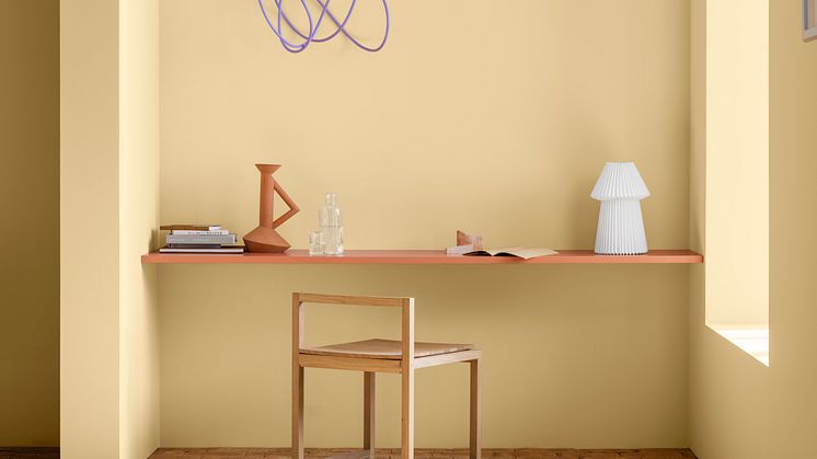 Jotun-LADY-vegg-1520-Cheerful-Peach-hylle-2489-Bella-liggende