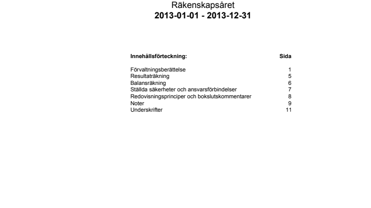 Årsredovisning Krinova