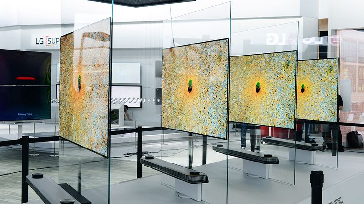 LG revolutionerer tv-industrien med det supertynde OLED W7 