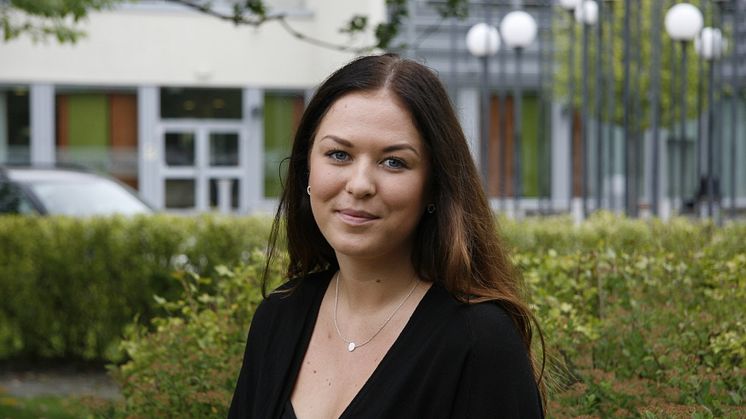 Jennifer Hjort, sjuksköterskestudent på Högskolan Väst.