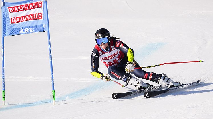 På måndagen kom beskedet att Sara Hector tävlar i världscupsfinalerna i Frankrike till veckan. Foto: Ski Team Sweden Alpine
