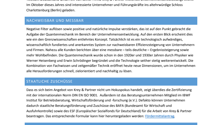 QUANTENPHYSIK ROCKT: UNTERNEHMENSENTWICKLUNG 4.0