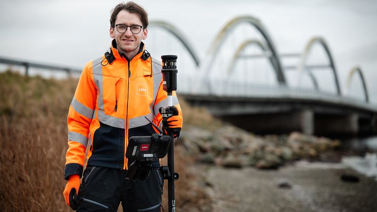 Landinspektørvirksomheden LE34 har netop åbnet nyt kontor i Holbæk med Mathias Nielsen som landinspektør og afdelingsleder. Foto: LE34.