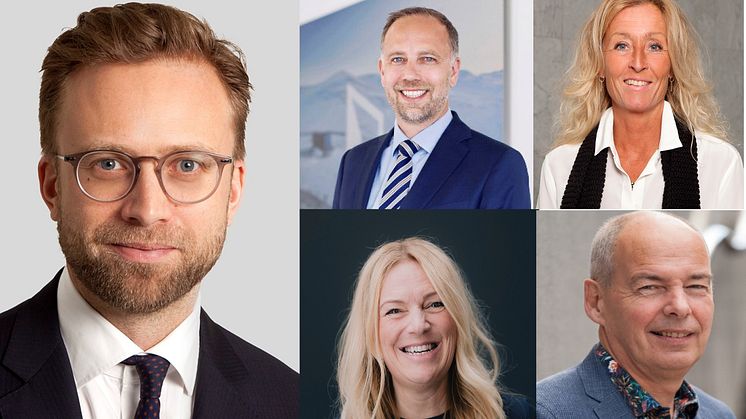 Digitaliseringsminister Nikolay Astrup, Eiendom Norge ved Christian Dreyer, IKT Norge ved Toril Nag, Michael Pande-Rolfsen, KS og Grethe Meier, adm. dir Privatmegleren stiller alle til debatt om Norge har et digitalt eiendomsmarked.