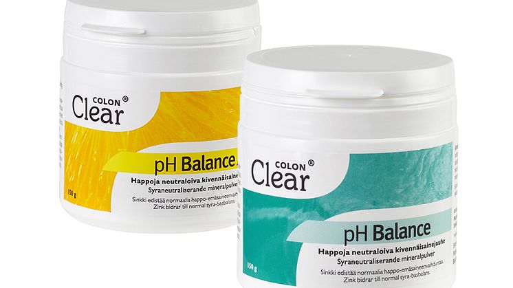 Colon Clear pH Balance 150 g kaksi makuvaihtoehtoa