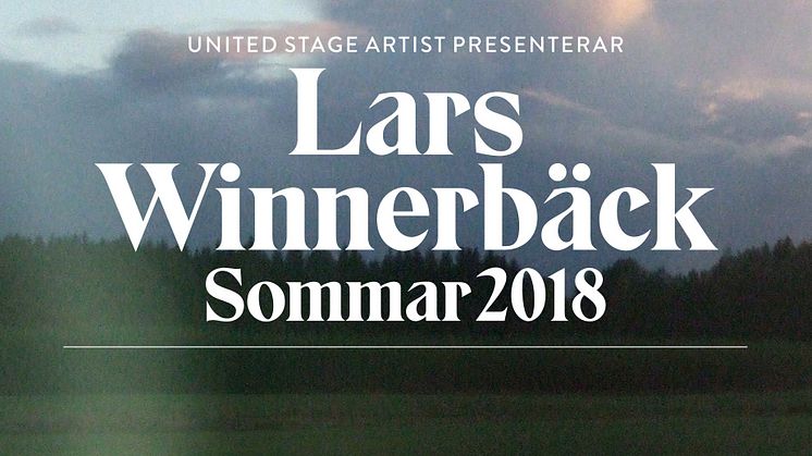 Lars Winnerbäck på sommarturné