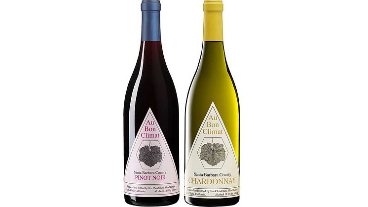 Au Bon Climat Santa Barbara County Chardonnay och Pinot Noir i ny topprankad årgång
