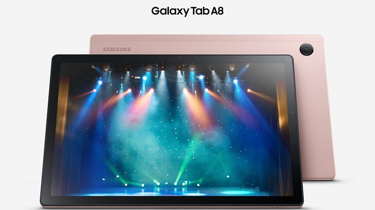 Samsung presenterar Galaxy Tab A8 - Större skärm, mer kraft och högre prestanda