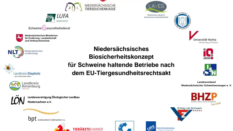 Leitfaden „Biosicherheit in schweinehaltenden Betrieben nach dem Tiergesundheitsrechtsakt der EU“
