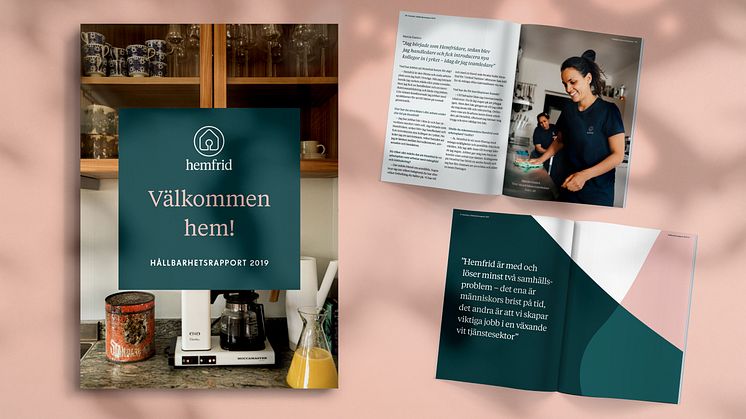 En mer hållbar vardag och jobbskapande i fokus i Hemfrids Hållbarhetsrapport 2019
