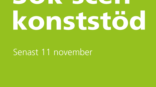Dags att söka scenkonststöd