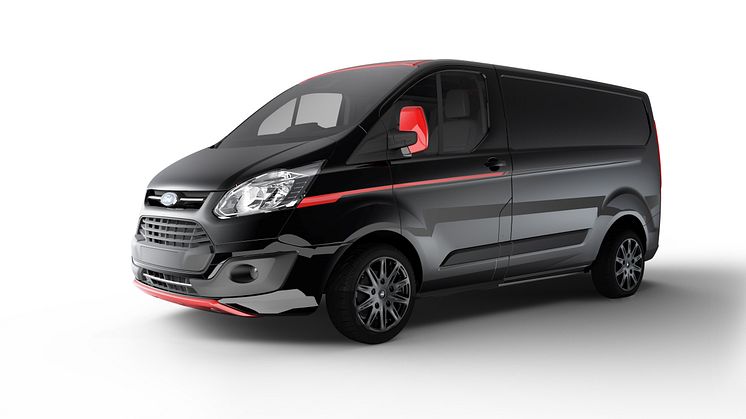 Ford avslöjar nya Transit Custom-modeller: Black Edition och Sport Series.