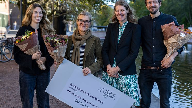 Stipendieutdelning Hectors Hållbara Hus 2022