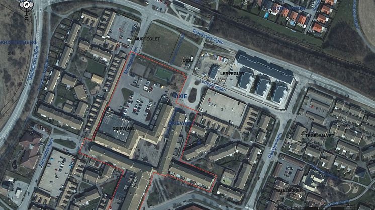 Fastigheten Oxievång 2 (Oxie centrum)
