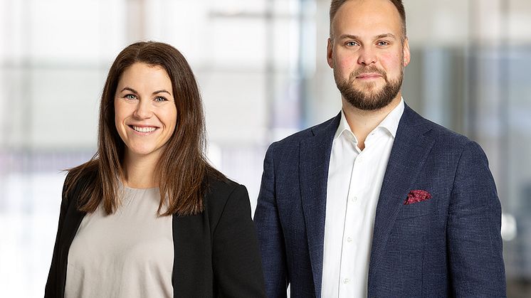 Josefina Larsson Jarbring och Magnus Sandberg. Foto: Peter Bartholdsson