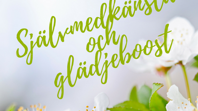 Självmedkänsla &  Glädjeboost på 30 dagar 