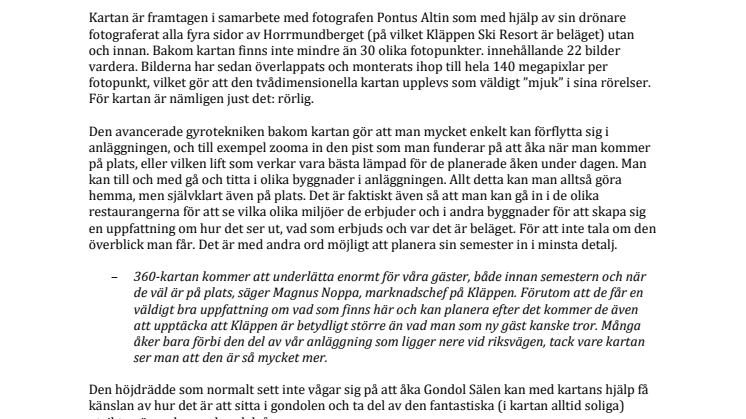 Ett sportlovstips – Kläppen från ovan