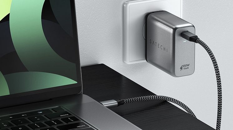 100W USB-C PD Wall Charger ger dig kraften du behöver.