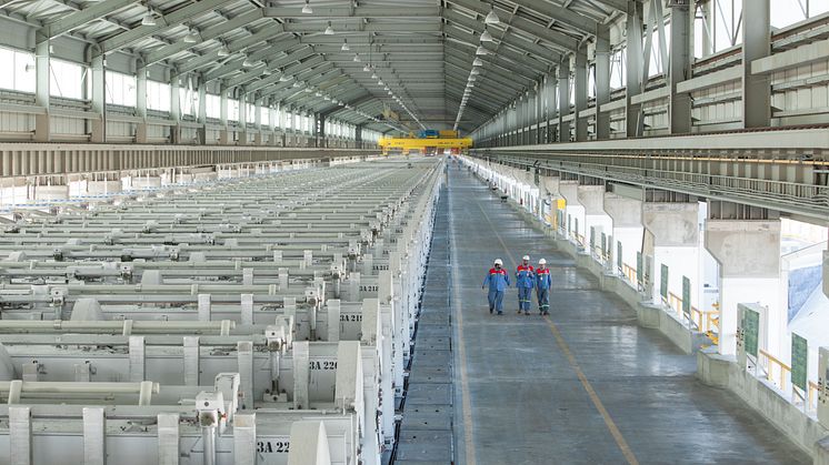 Aluminium produceret med solenergi - EGA