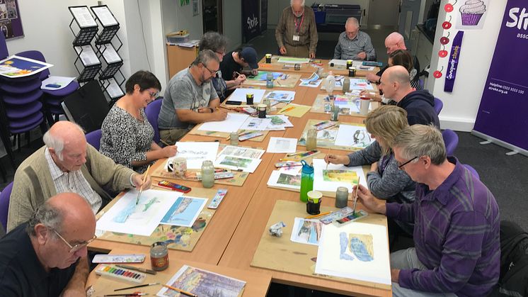 Art after stroke: exhibition showcases the work of local stroke survivors