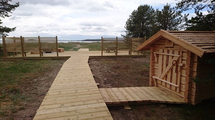 Sandängesstranden naturreservat är nu tillgängligt för fler. Foto: Tomas Lindberg 