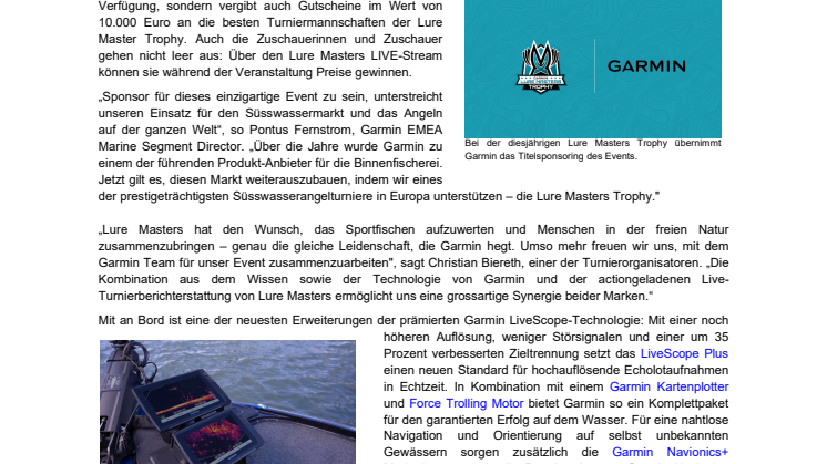 PM CH Lure Masters Title Sponsorship 2022