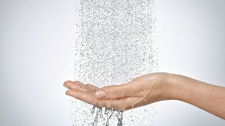 hansgrohe Raindance PowderRain mikrohienot pisarat
