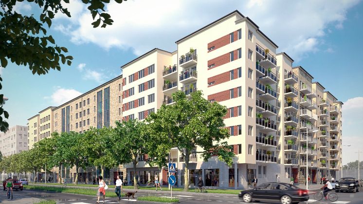 I centrala Uppsala byggs just nu 454 hyresrätter i Senapsfabriken och som ingår i förvaltningsuppdraget för SEB's bostadsfonder. Inflyttningen startar under sommaren 2018.