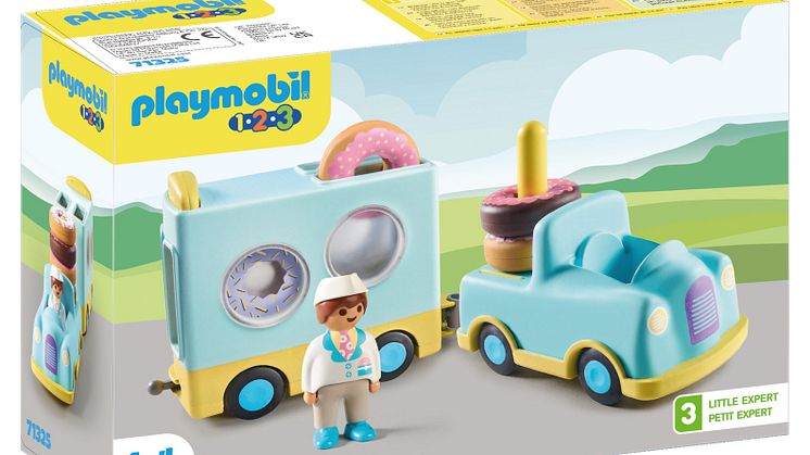 Verrückter Donut Truck mit Stapel- und Sortierfunktion (71325) von PLAYMOBIL
