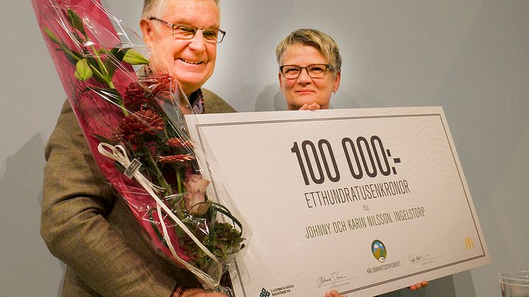 – Pengarna ska vi använda för att prova nya grönsaker, säger Johnny och Karin Nilsson.
