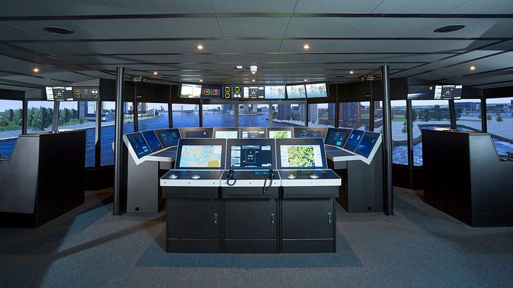 The K-Sim Navigation class A ship’s bridge simulator installed at Simwave is now fully operational 24/7 