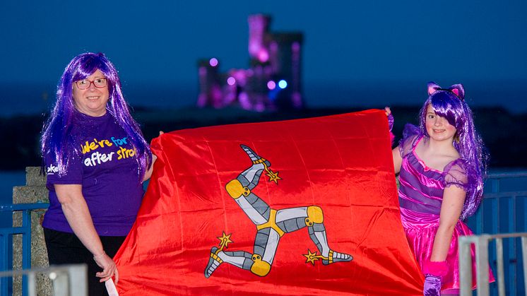 ​Isle of Man landmarks shine bright to help Make May Purple for Stroke